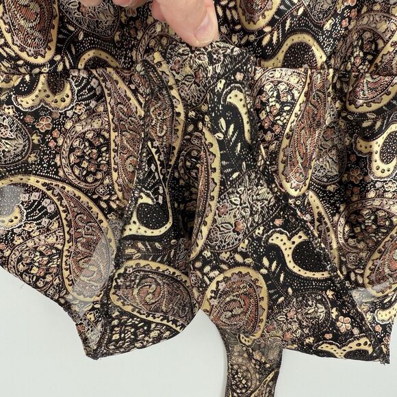 Indulgence Vintage Paisley Sleep Bodysuit One Piece Size Small - Picture 7 of 10